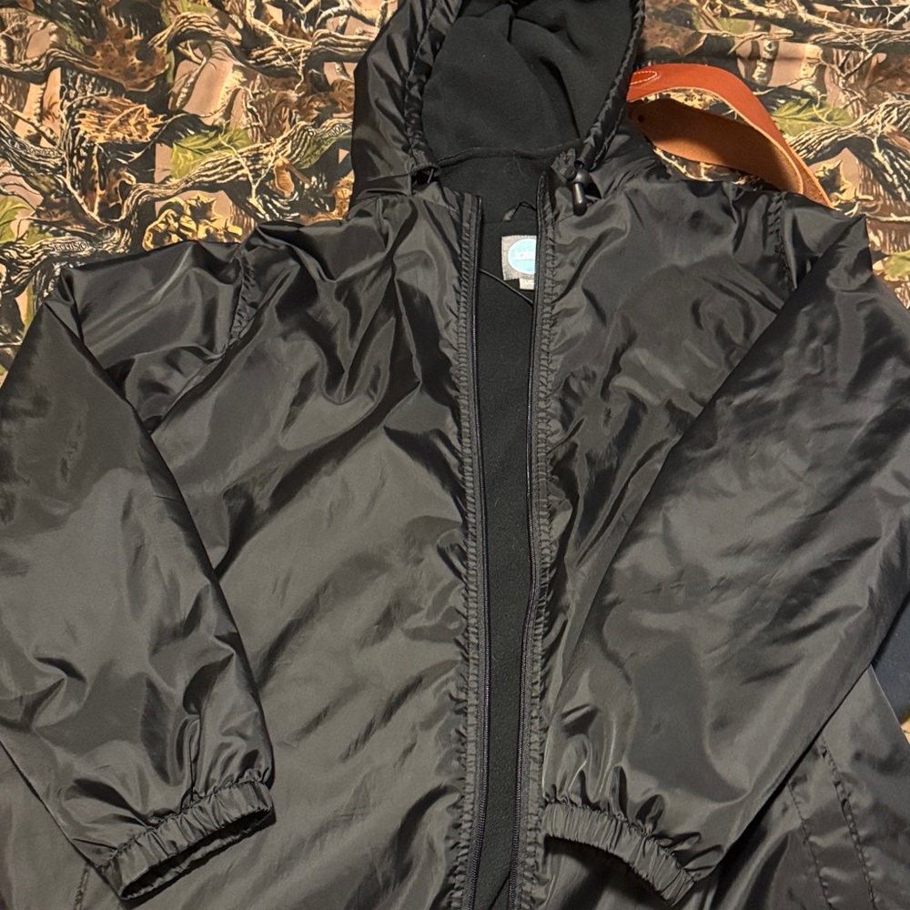 Totes Black Windbreaker Jacket